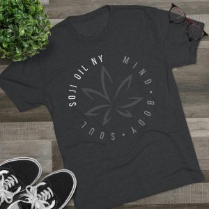 Unisex Tri-Blend Soji Flower Crew Tee